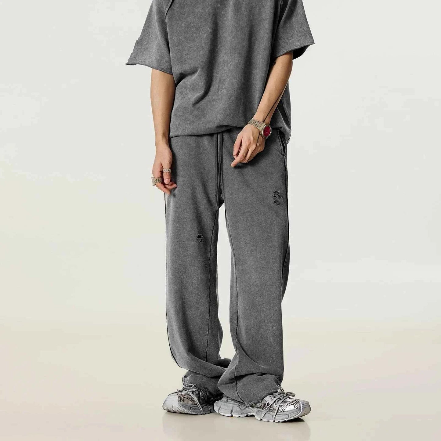 Streetwear Washed Joggers