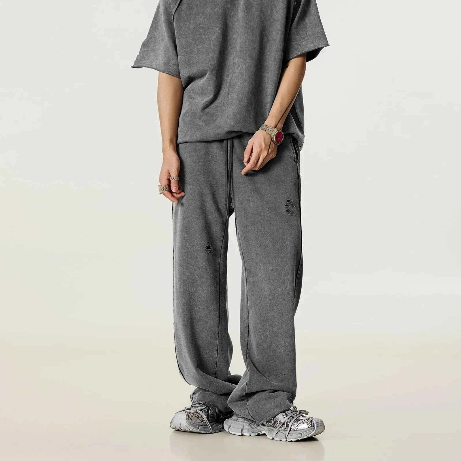 Streetwear Washed Joggers