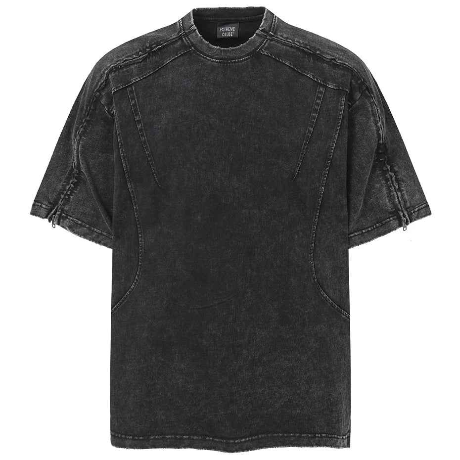 Streetwear Patchwork Oversized Tshirts