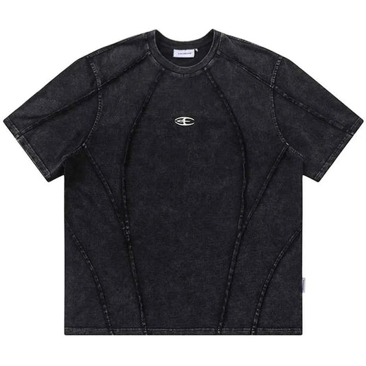 Streetwear Patchwork Oversized T-shirts