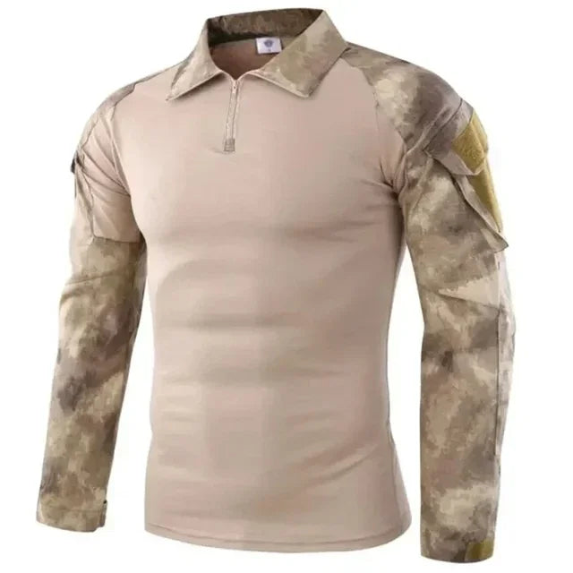 Outdoor Tactical Hiking Men Combat Military Army CP Camouflage Long Sleeve Clothes