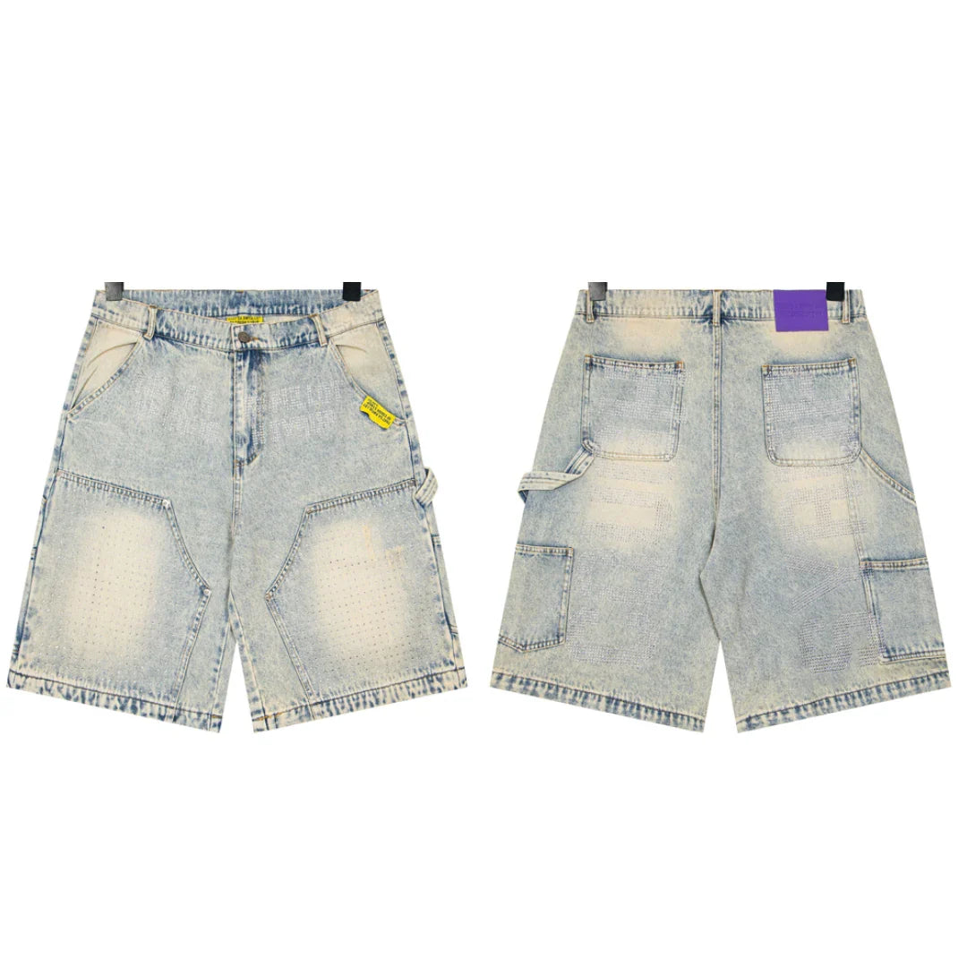 Streetwer Rhinestone Ripped Jeans