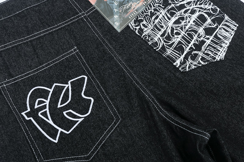 West Coast Graffiti Shorts | Chicano Hip-Hop Denim