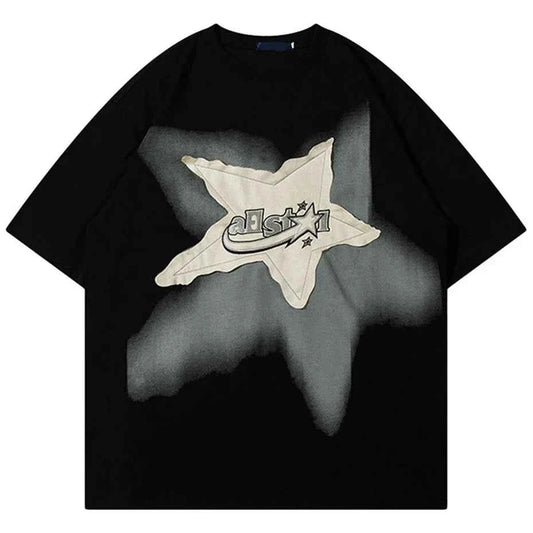 Streetwear Oversized Star Tshirts