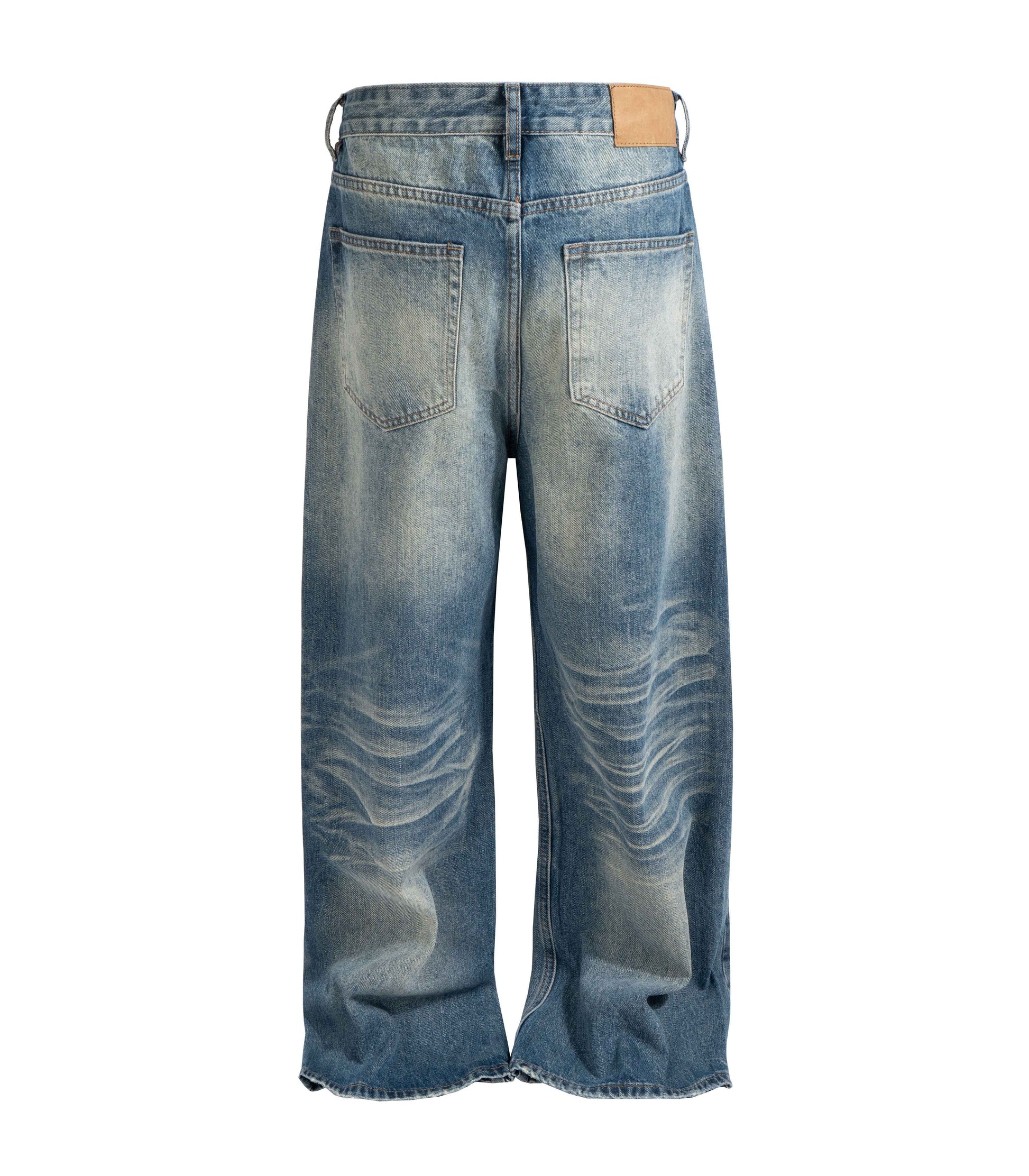 SANDWASH PATCHWORK DENIM