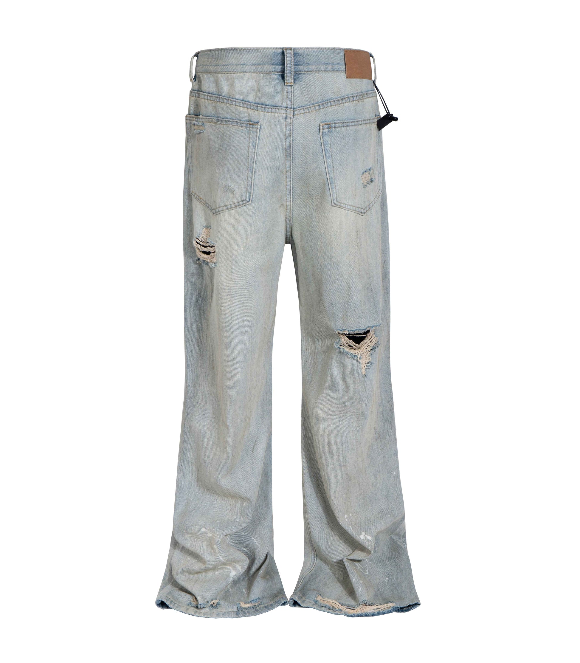 STONE DESTRUCTION FLARE DENIM