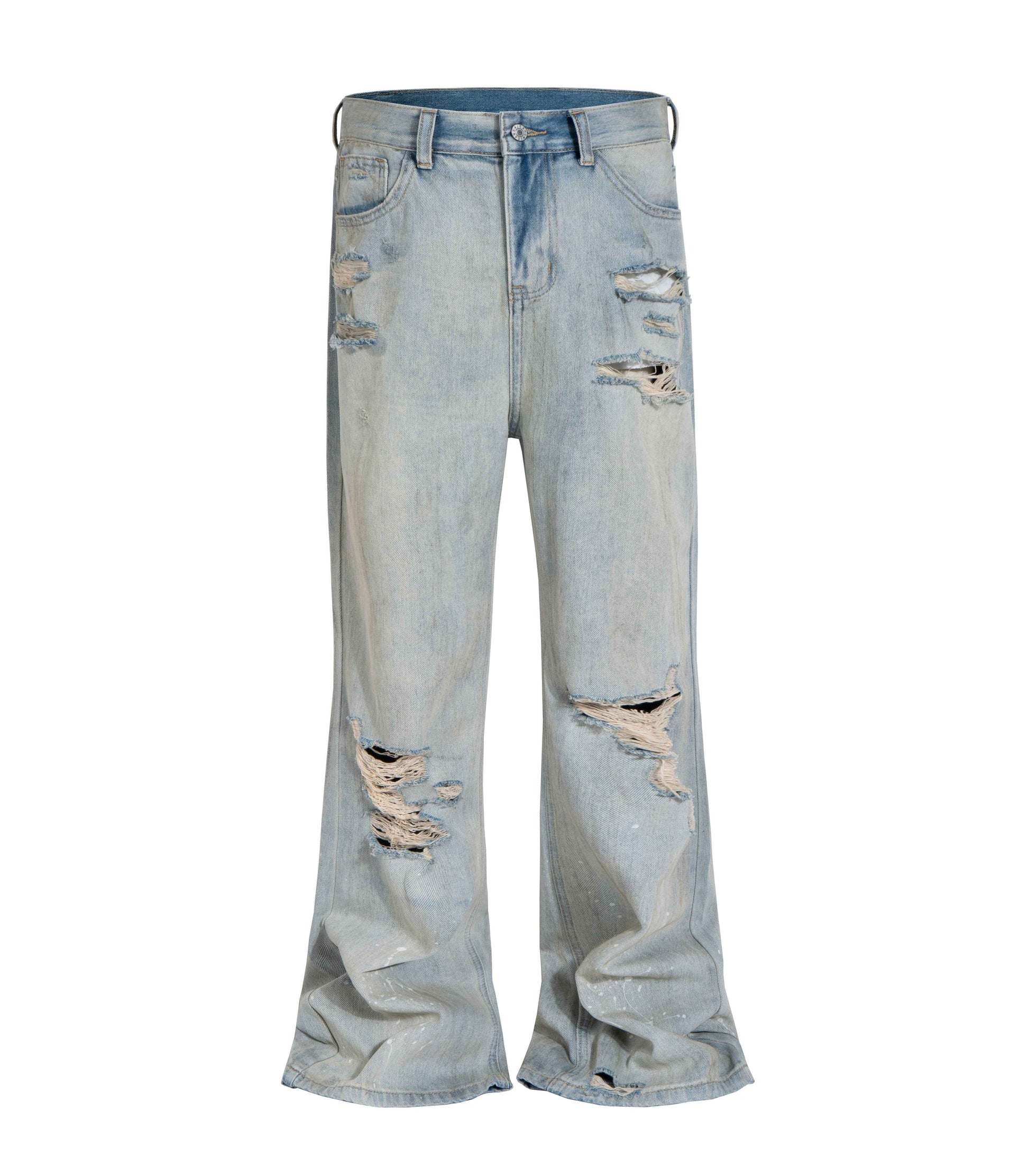STONE DESTRUCTION FLARE DENIM
