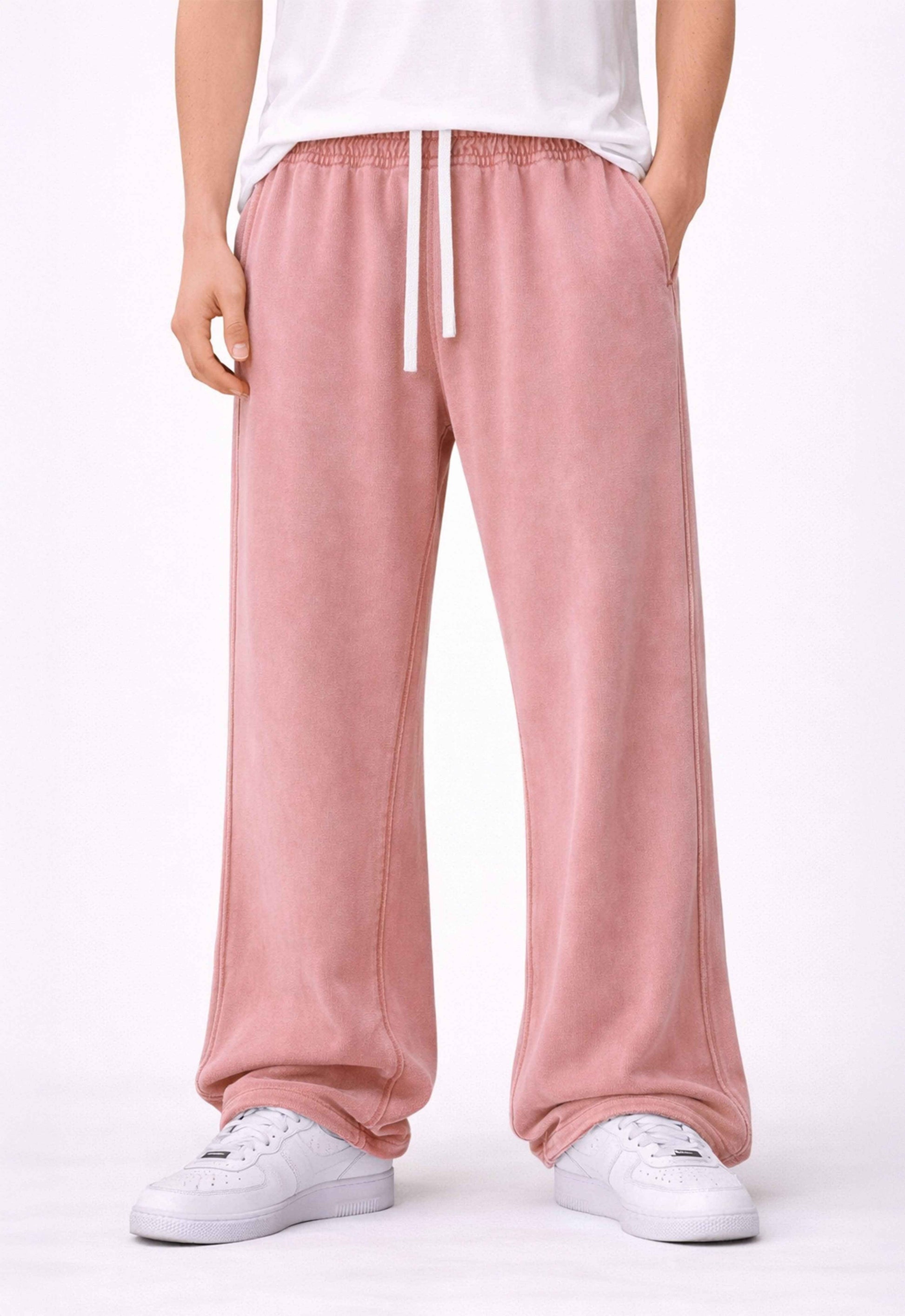 PEACH OVER-DYE SWEATPANTS