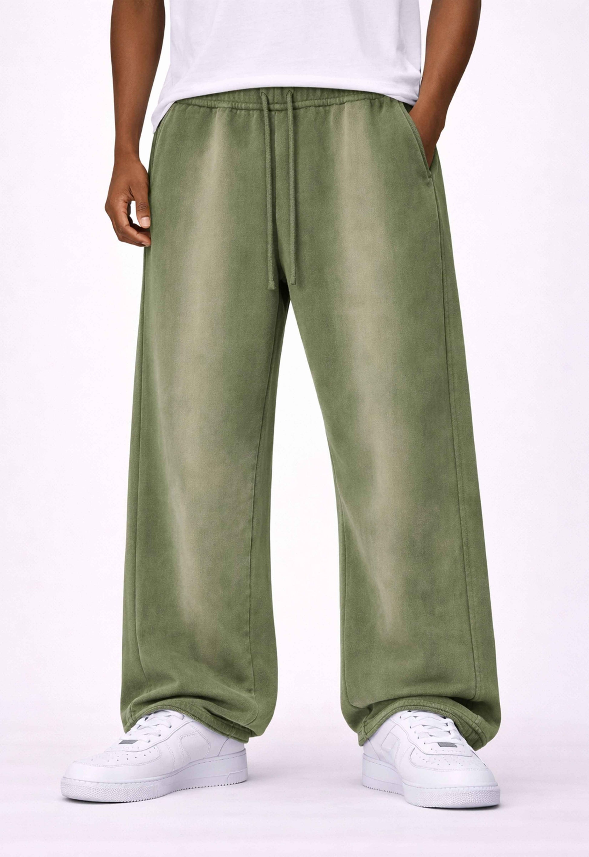 OLIVE SUNFADE SWEATPANTS