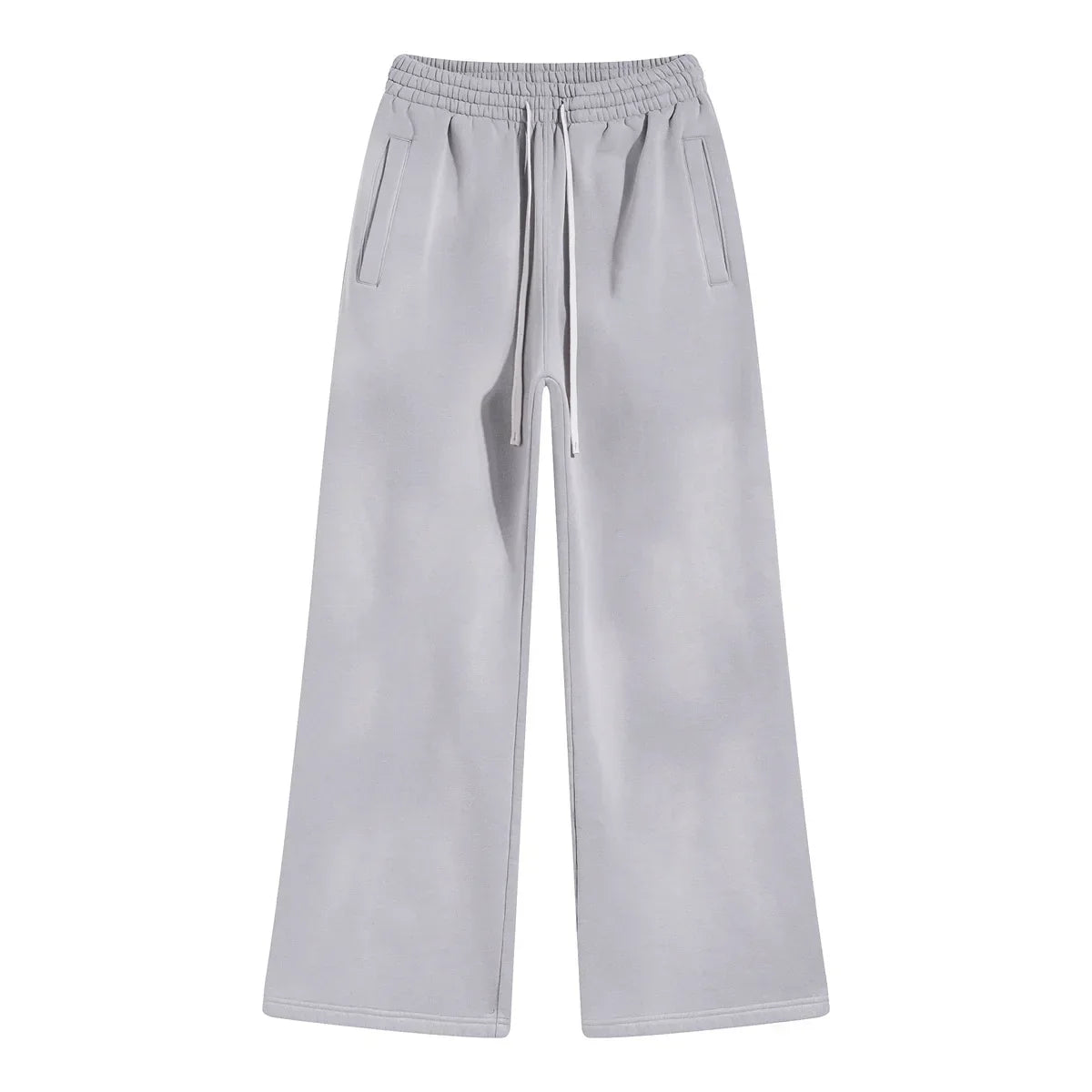 Splashing Ink Spray Dyeing Wash Distressed Wide Joggers