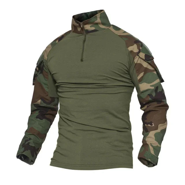 Outdoor Tactical Hiking Men Combat Military Army CP Camouflage Long Sleeve Clothes