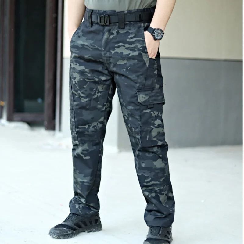 Waterproof Outdoor Multi-pocket Wear-resistant Tactical Cargo Pant