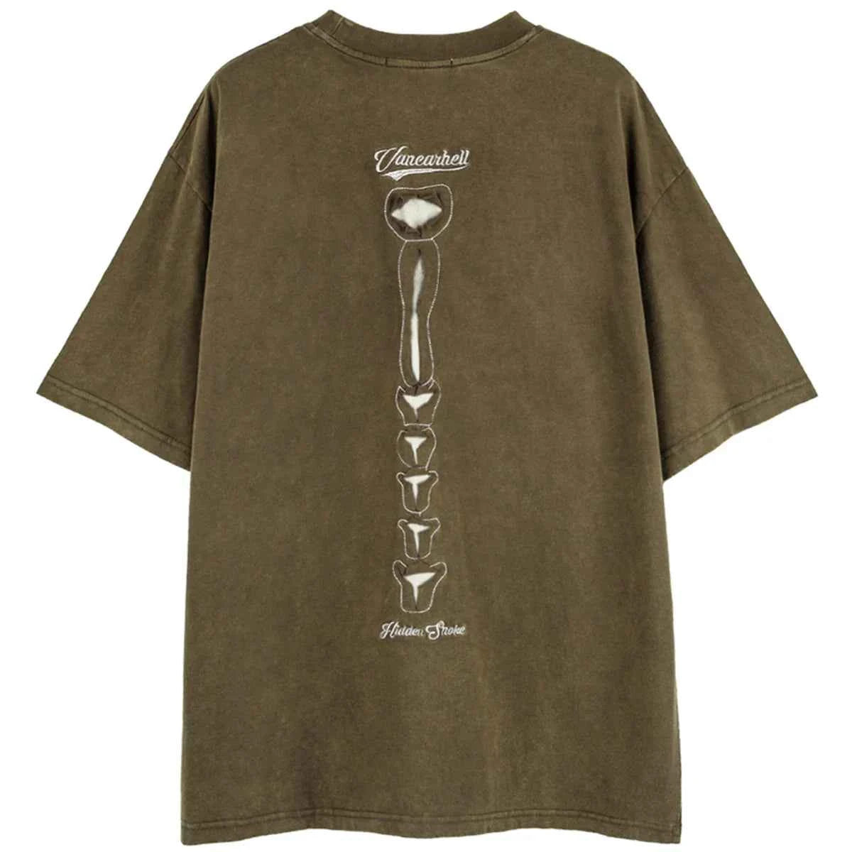 Skeleton Ripped Streetwear T Shirts