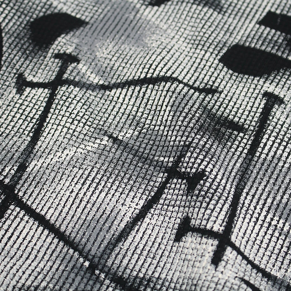 Streetwear Unisex Skeleton Graphic Oversized T-Shirts
