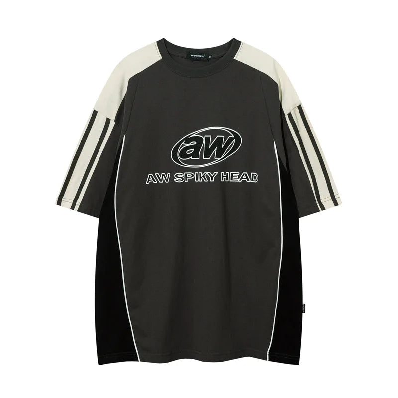 AW | Strip Racing Varsity T-Shirt