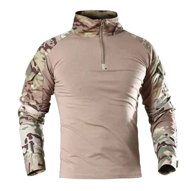 Outdoor Tactical Hiking Men Combat Military Army CP Camouflage Long Sleeve Clothes