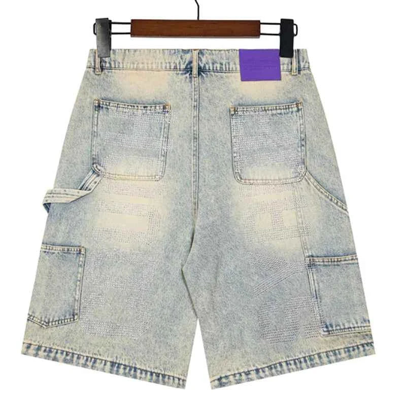 Streetwer Rhinestone Ripped Jeans