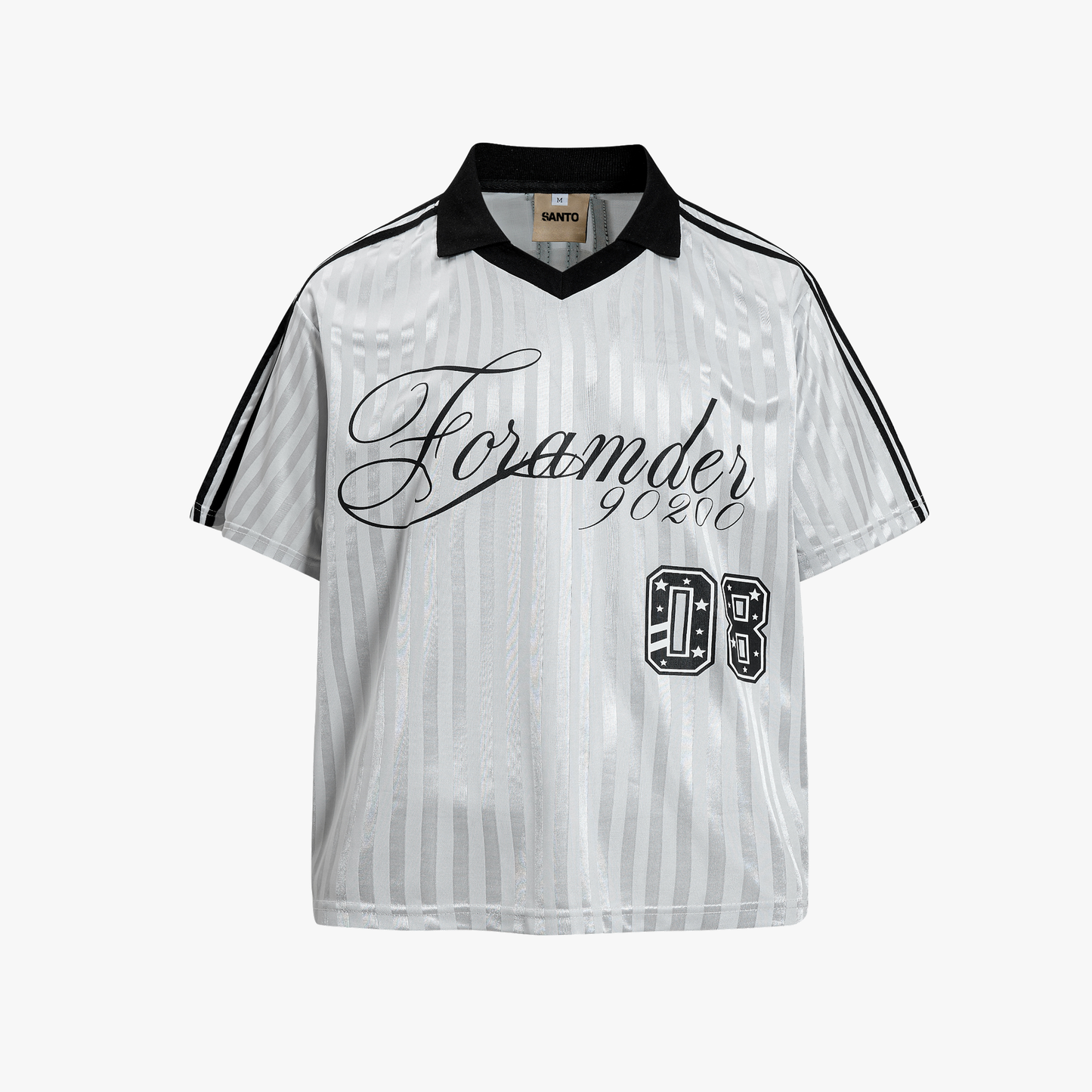 Vintage Varsity Striped Soccer Jersey