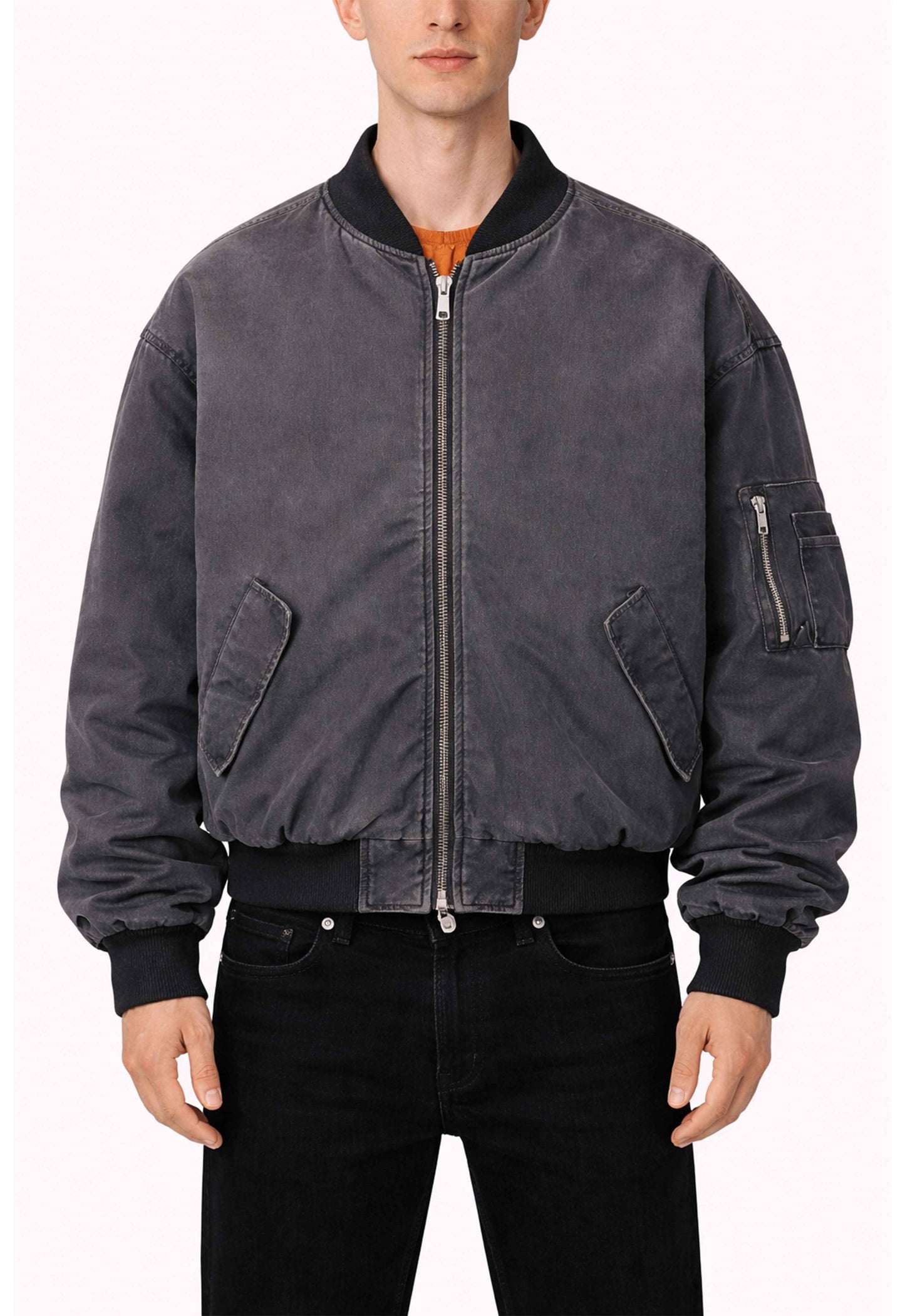 VINTAGE BOMBER JACKET MA1 [BLACK]
