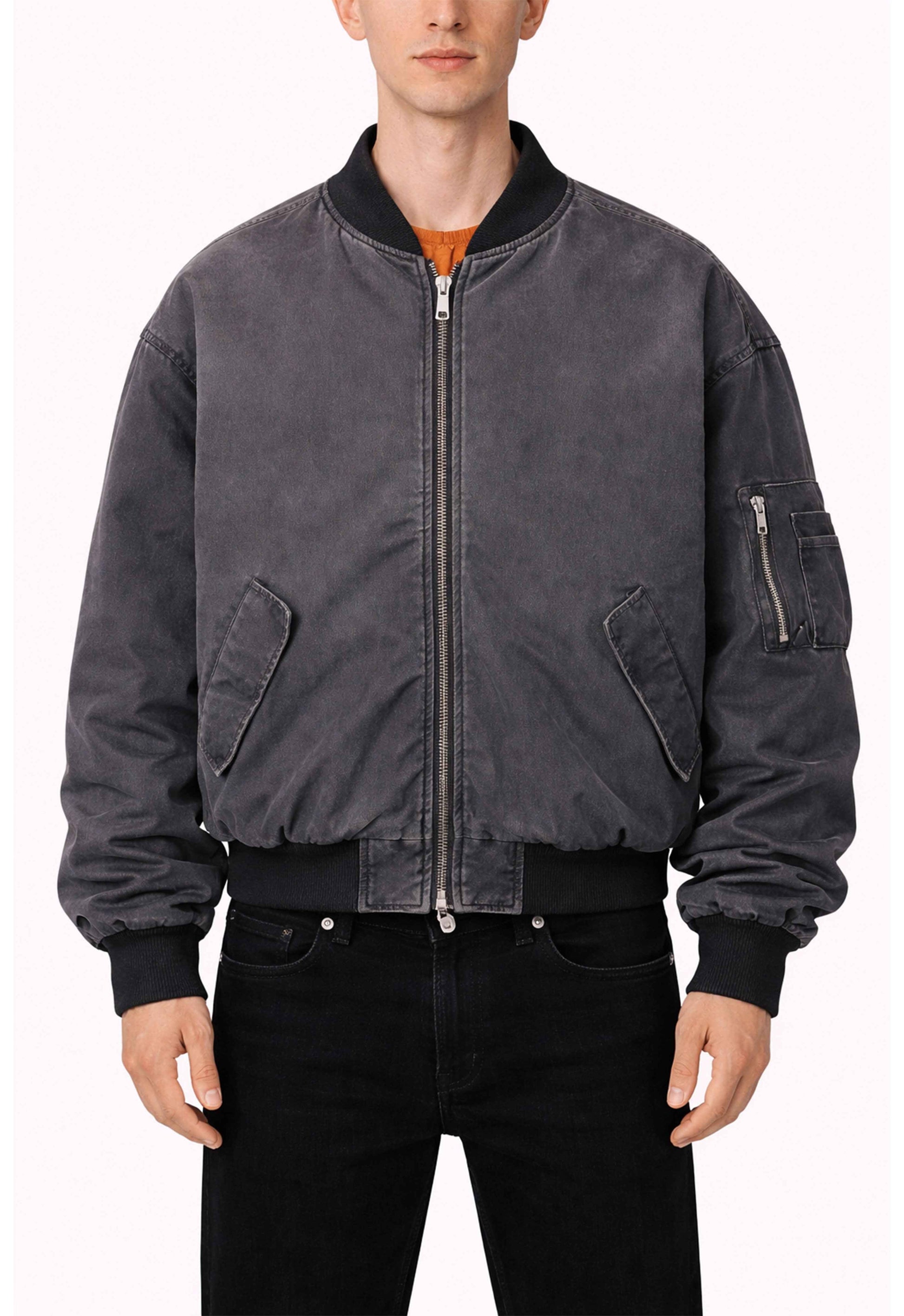 VINTAGE BOMBER JACKET MA1 [BLACK]
