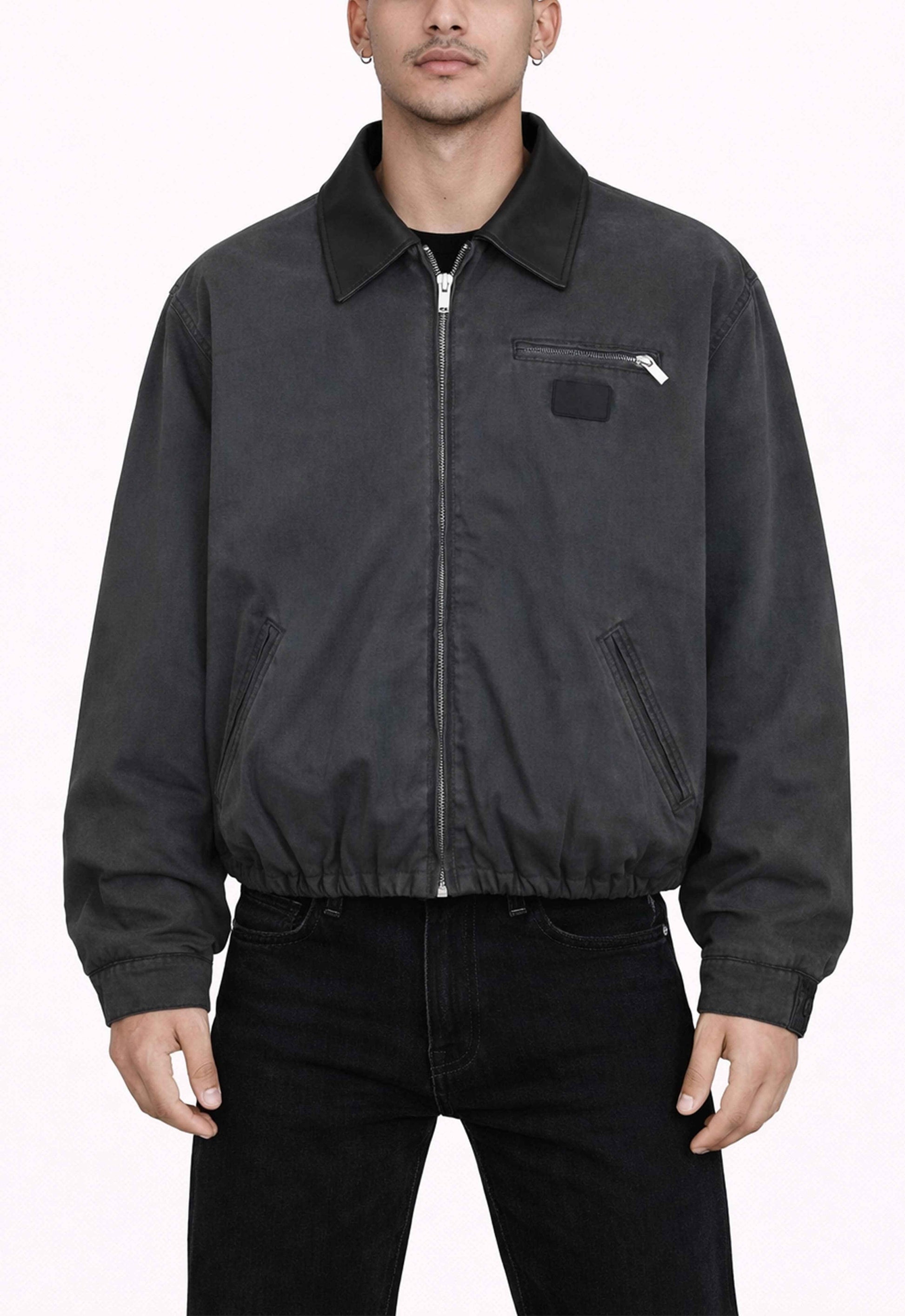 BLACK VINTAGE HUNTERS JACKET