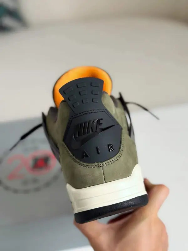 Undefeated x Air Jordan 4 Retro – Olive and Black - OMYGOODS