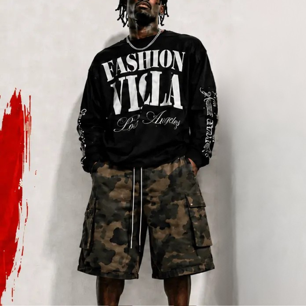 Utility Streetwear | Camo Cargo Shorts