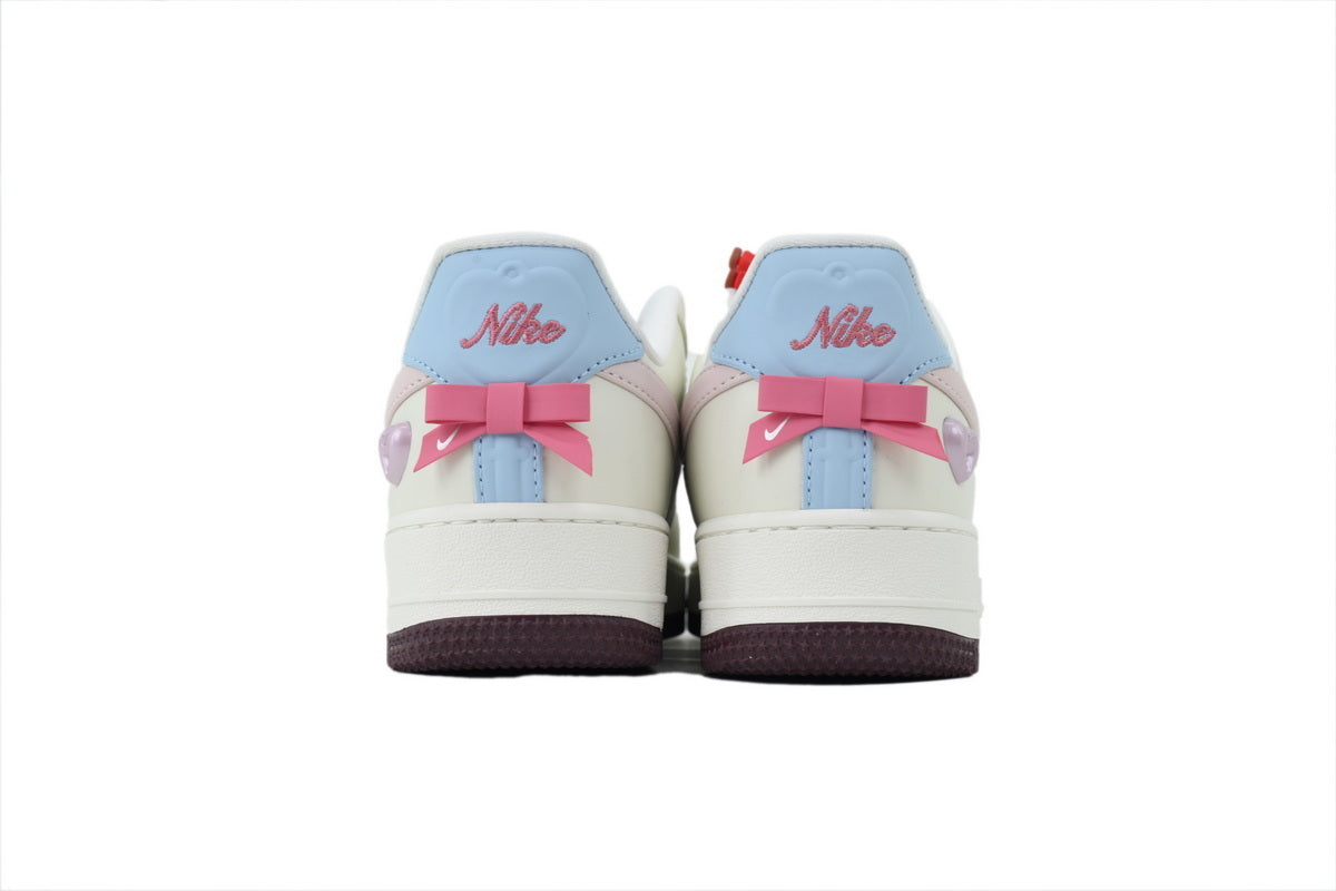 Air Force 1 'Valentine's Day' - Cream, White & Soft Pink Edition - OMYGOODS