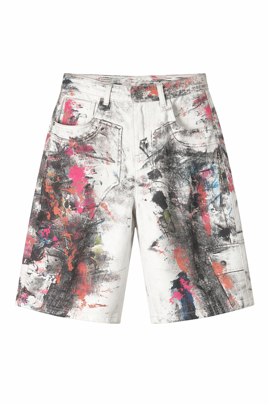 EXTREME PAINTERS SHORTS - JUSTLUXURY