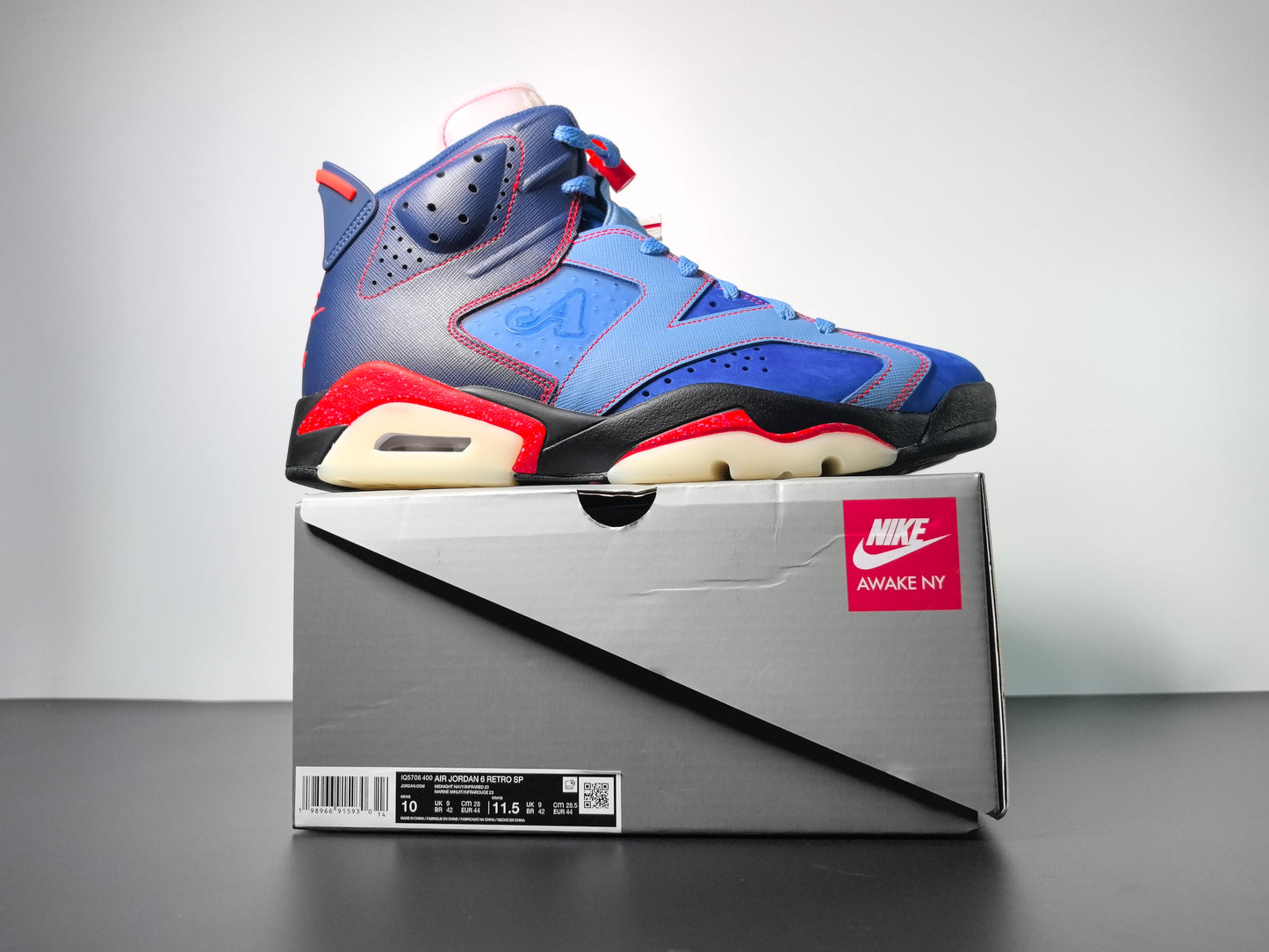 Awake NY x Air Jordan 6 "Denim Blue" AJ6