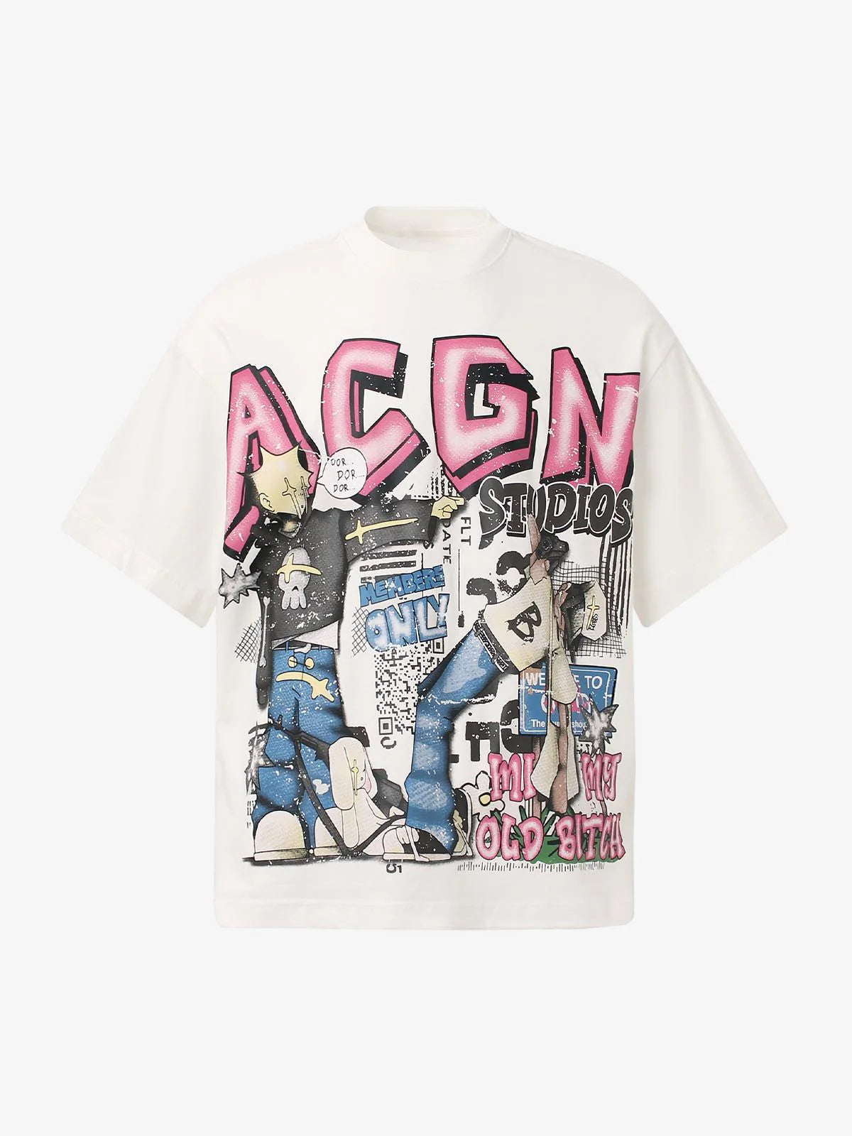 ACGN Graffiti | Graphic Print T-Shirt - OMYGOODS