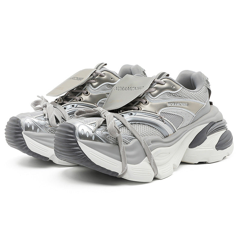 Aero | Blue Platform Running Sneakers - OMYGOODS