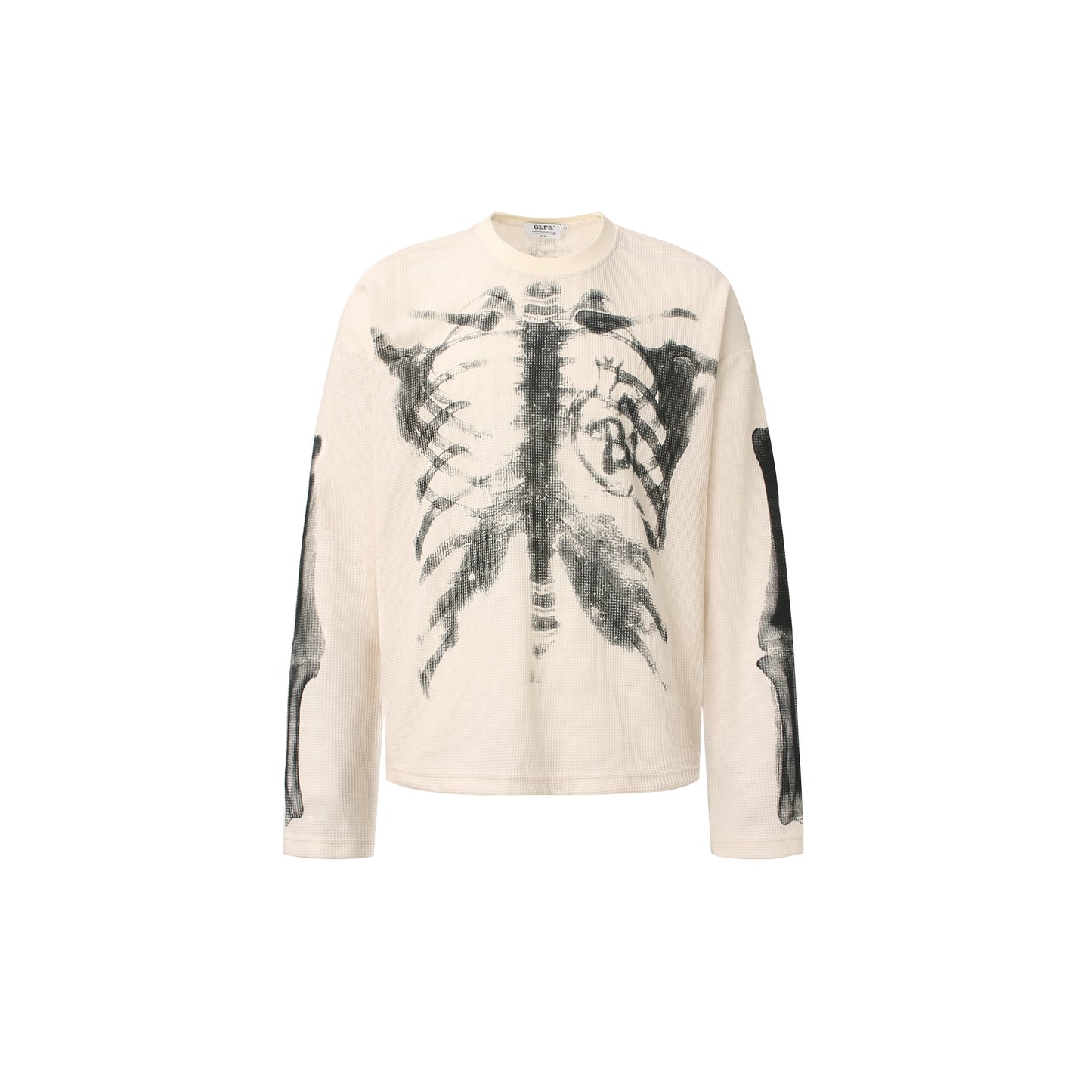 X-Ray Skeleton | Waffle Long Sleeve T-Shirt