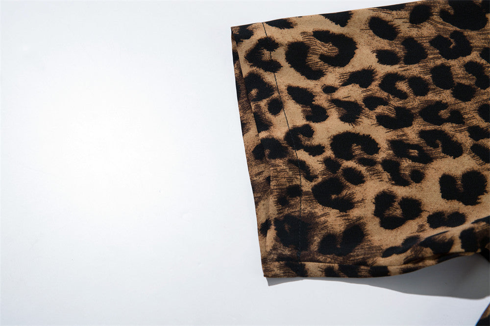 Leopard Print Oversized T-Shirt