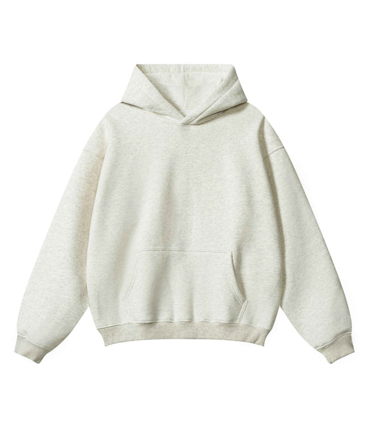 BEIGE HEATHER HOODIE