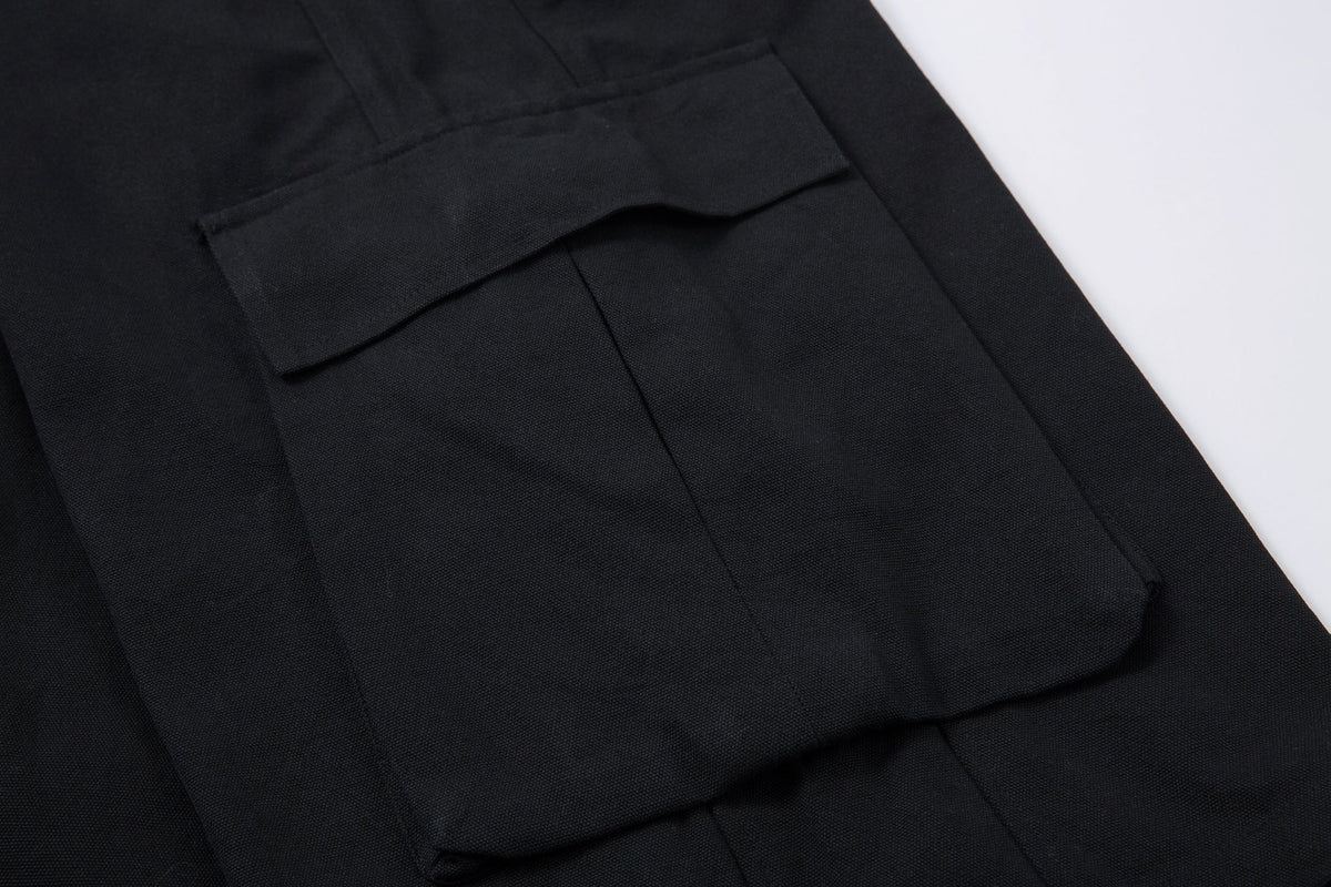 Black utility | cargo shorts - OMYGOODS