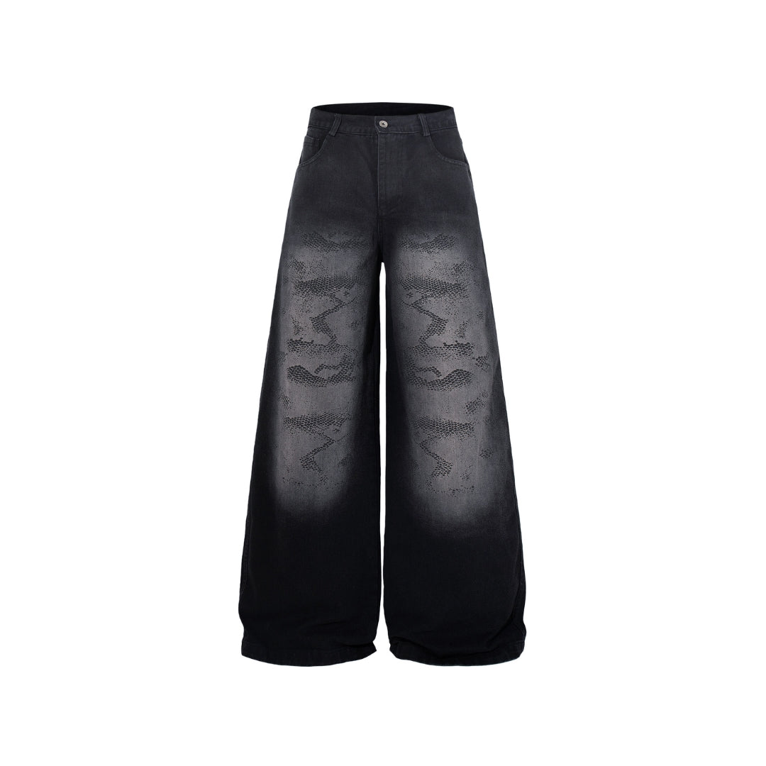 The Viper-Fade Tectonic Wide-Leg Jeans