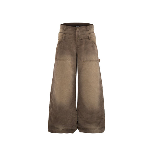 The Dual Band Sun Fade Baggy Jeans