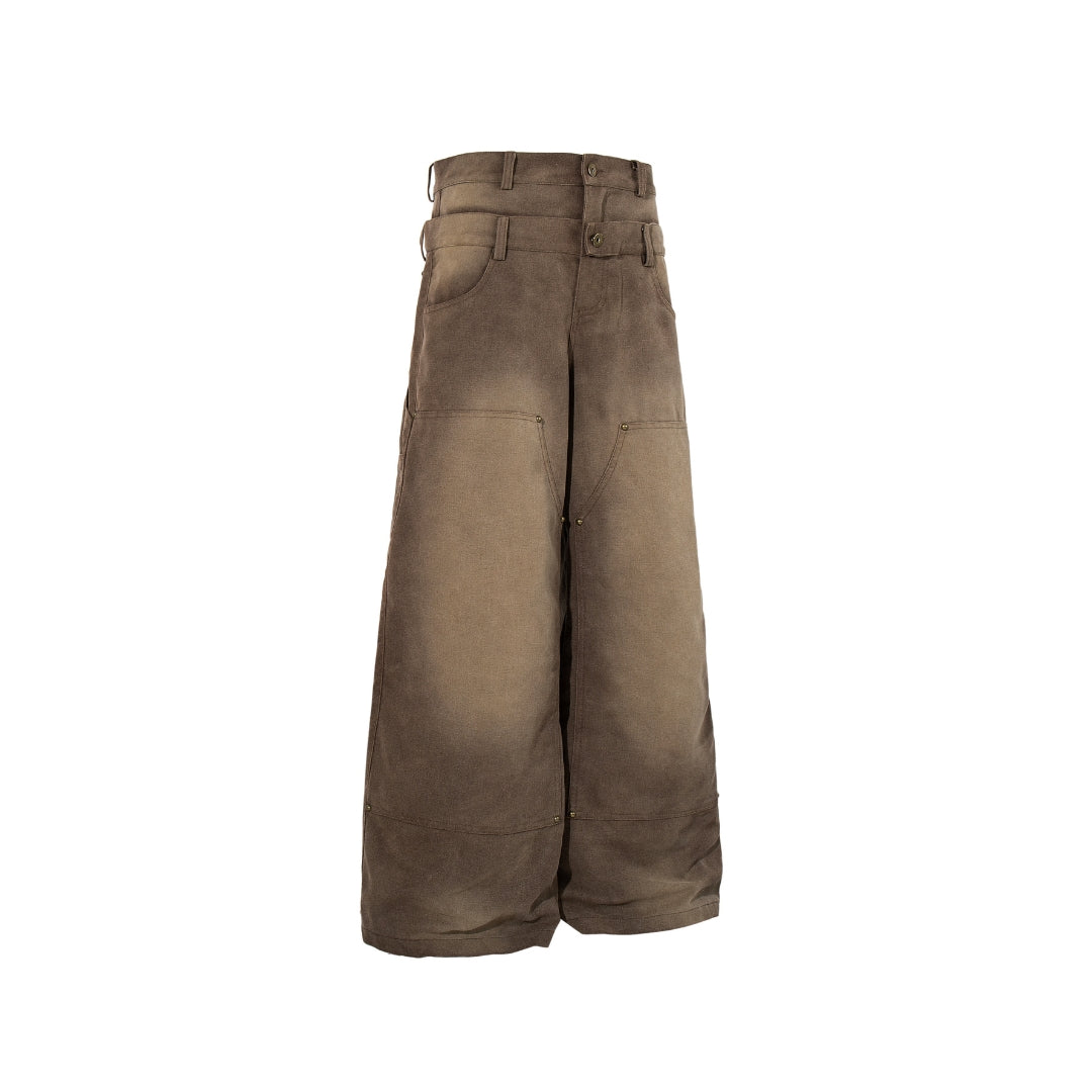 The Dual Band Sun Fade Baggy Jeans