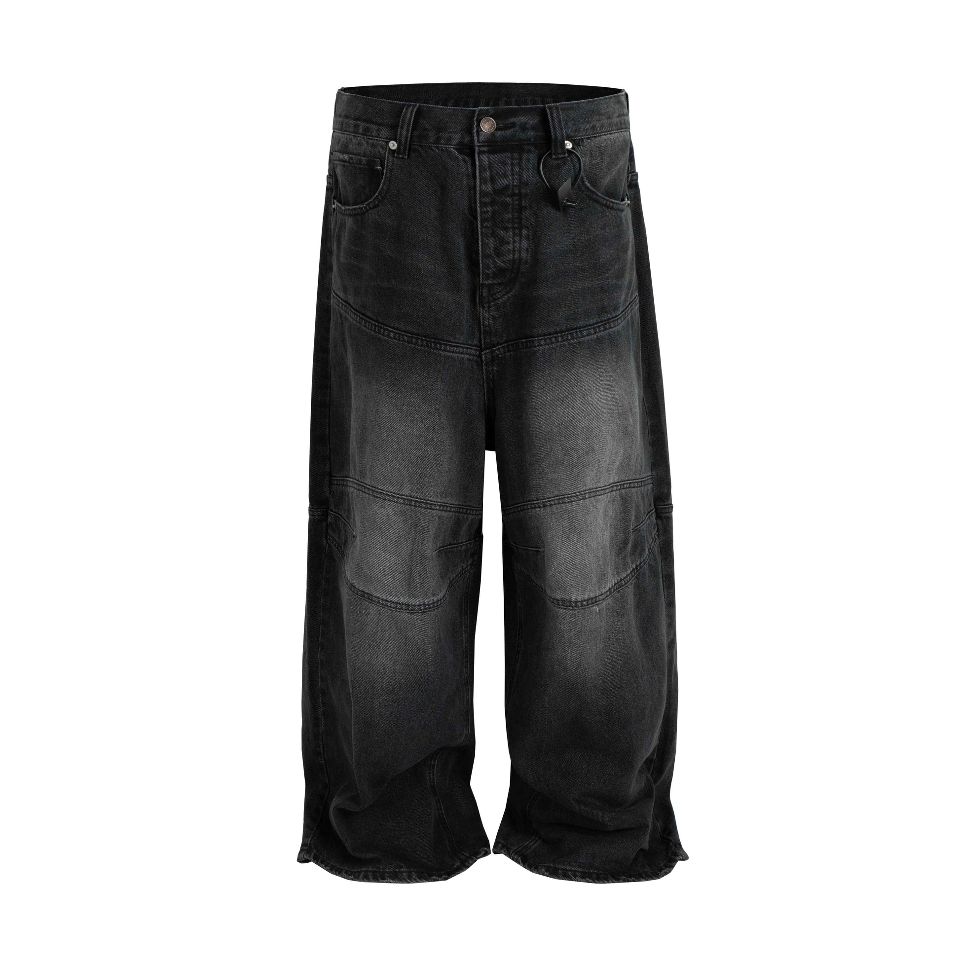 NOIR BAGGY BIKER DENIM