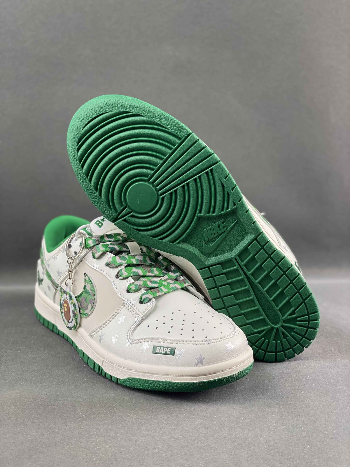 Custom SB Dunk X BAPE DW1098-349 SneakerNational