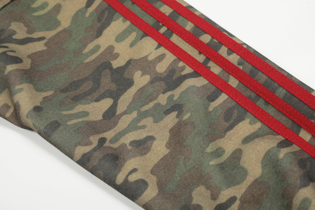 Camo Varsity Patch | Zip Up Hoodie - OMYGOODS