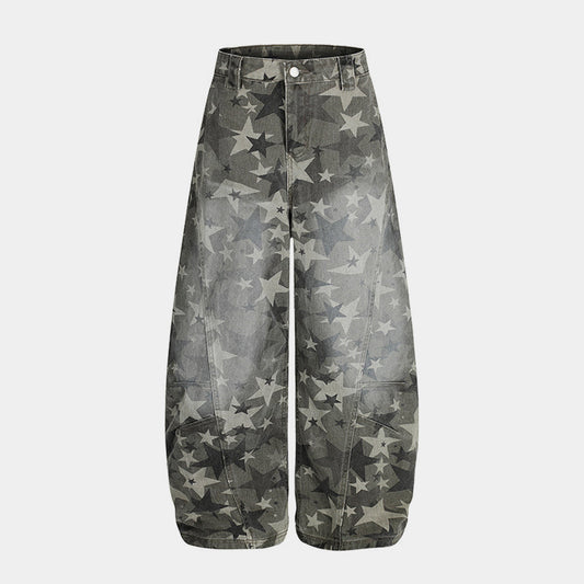 Camouflage | Machete RO Star Wide-Leg Jeans - OMYGOODS