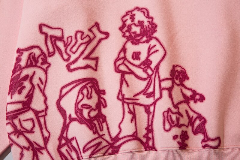Cartoon Line Character | Graphic Hoodie - OMYGOODS