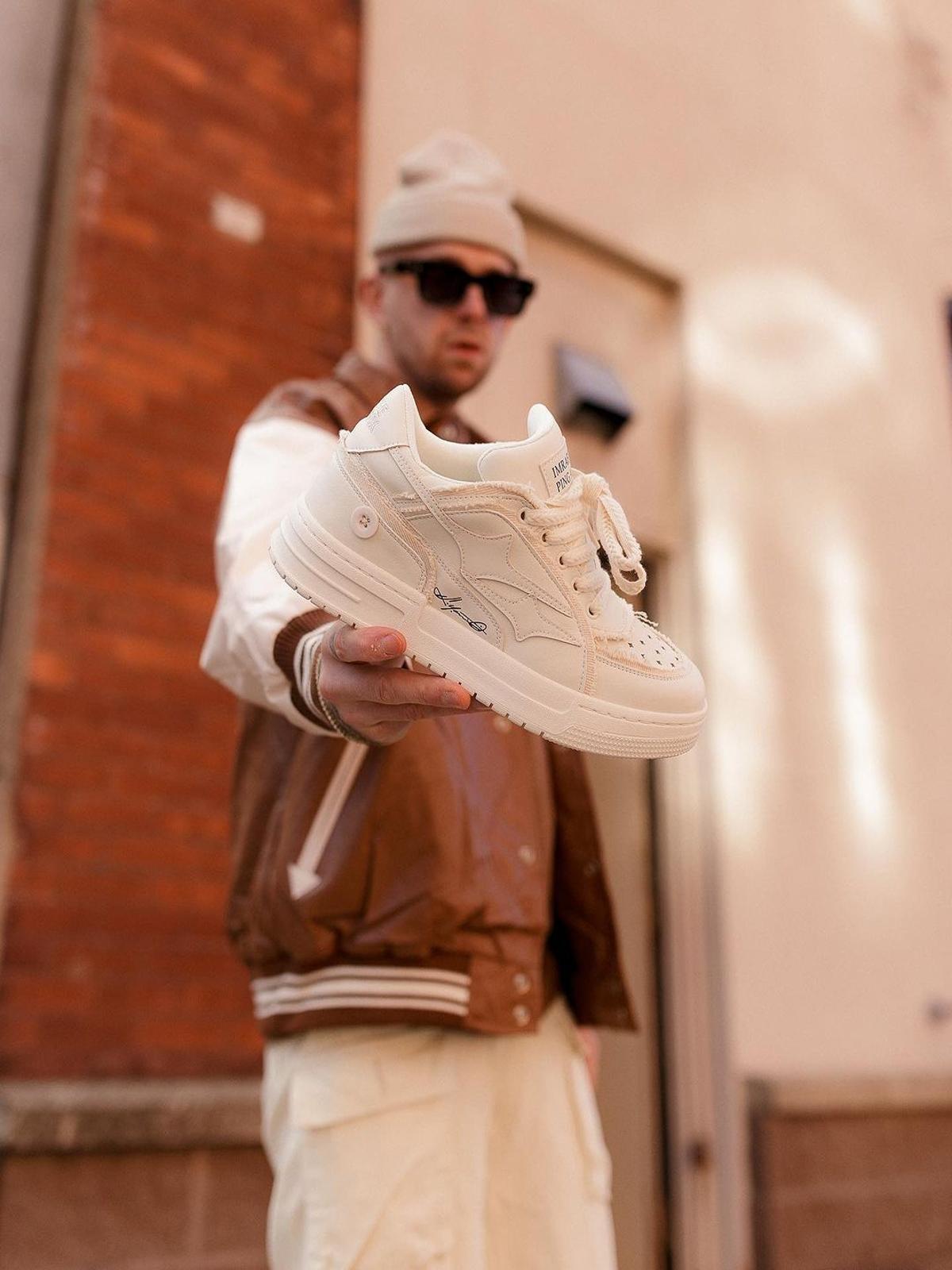 Omygoods Casual White Board Shoes