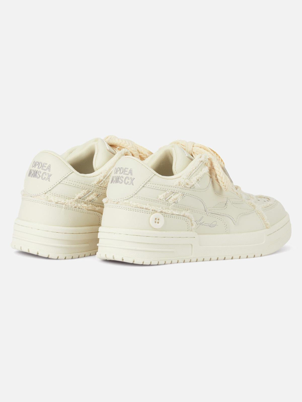 Omygoods Casual White Board Shoes