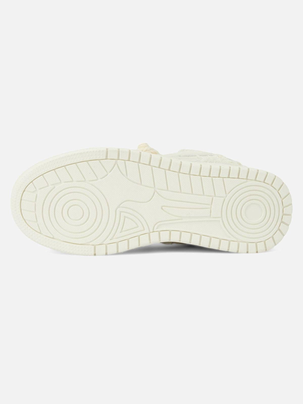 Omygoods Casual White Board Shoes