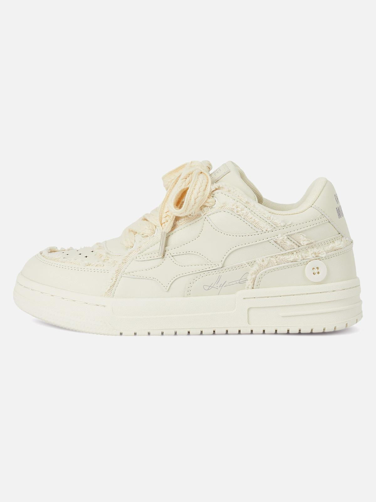 Omygoods Casual White Board Shoes