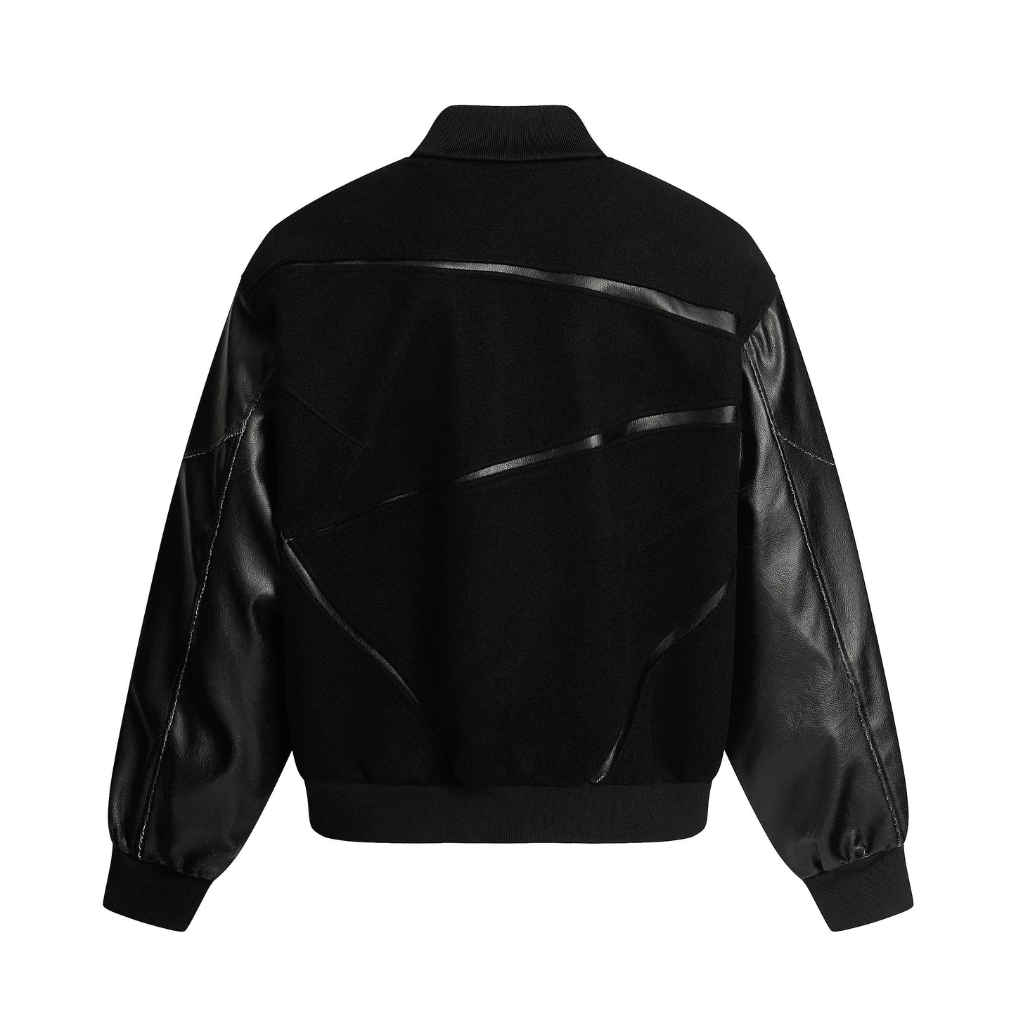 Retro Streetwear Outerwear | Vintage Leather Bomber Jacket