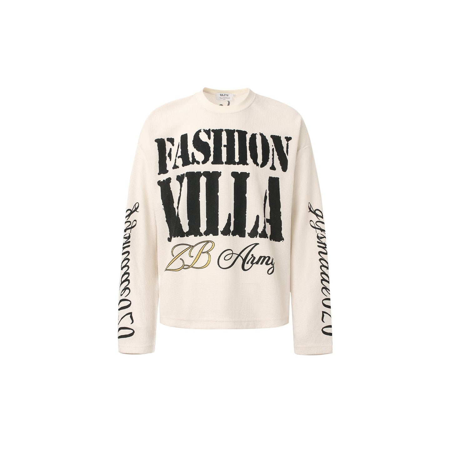 Graphic Letter Sweatshirt | Crew Neck Long Sleeve Pullover
